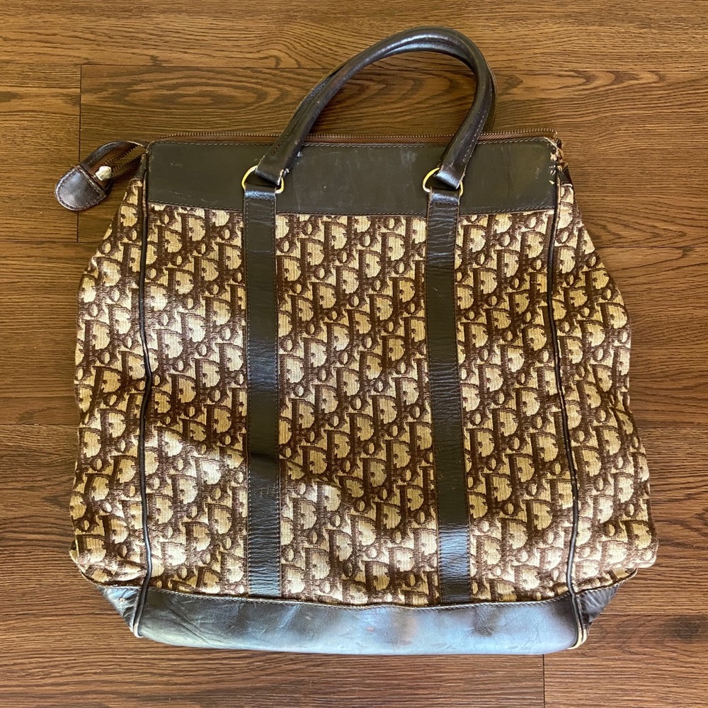 Dior travel tote